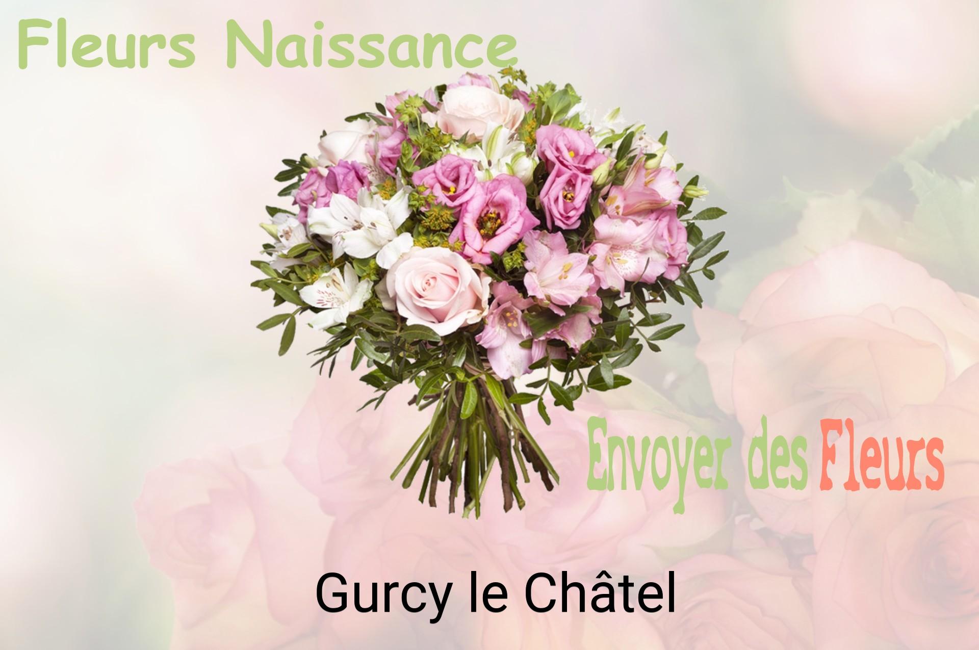 Bouquet de fleurs de naissance livré à Gurcy-le-Châtel