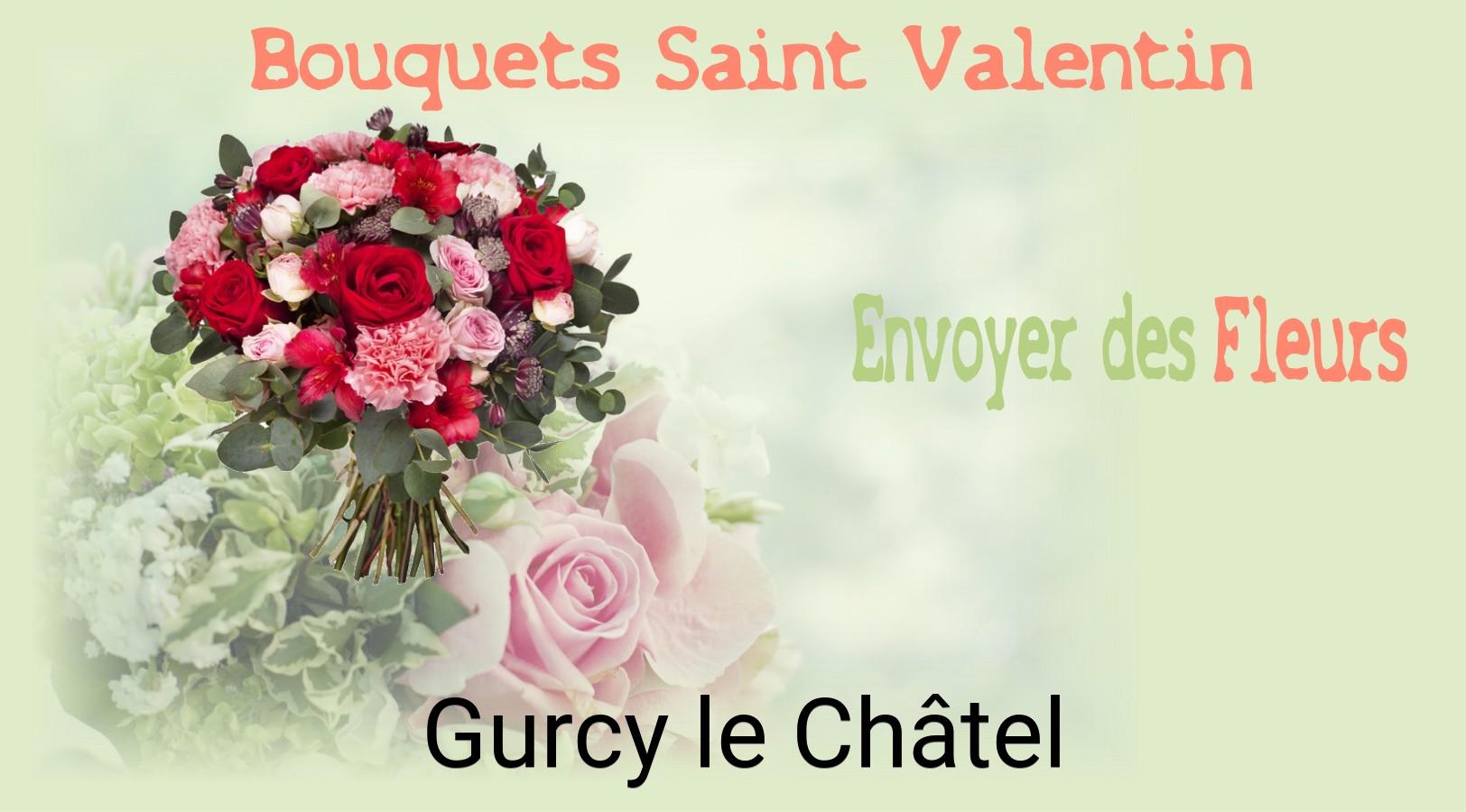 Roses de Saint-Valentin livrées à Gurcy-le-Châtel